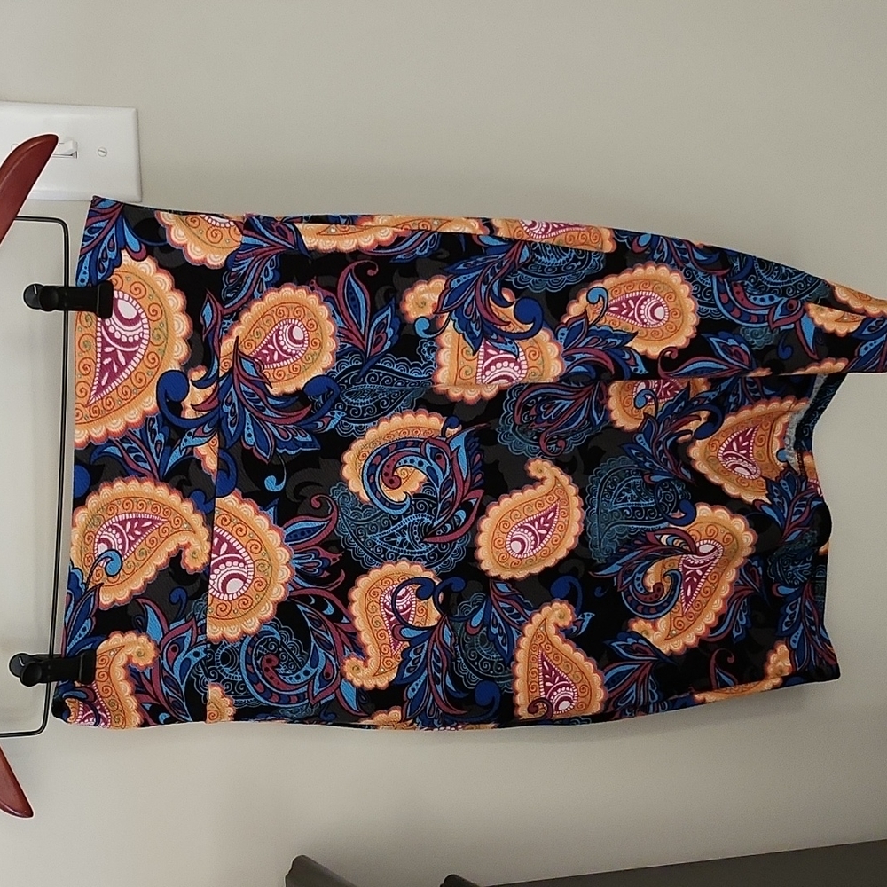 LulaRoe Cassie Skirt Paisley Design Sz S Small
